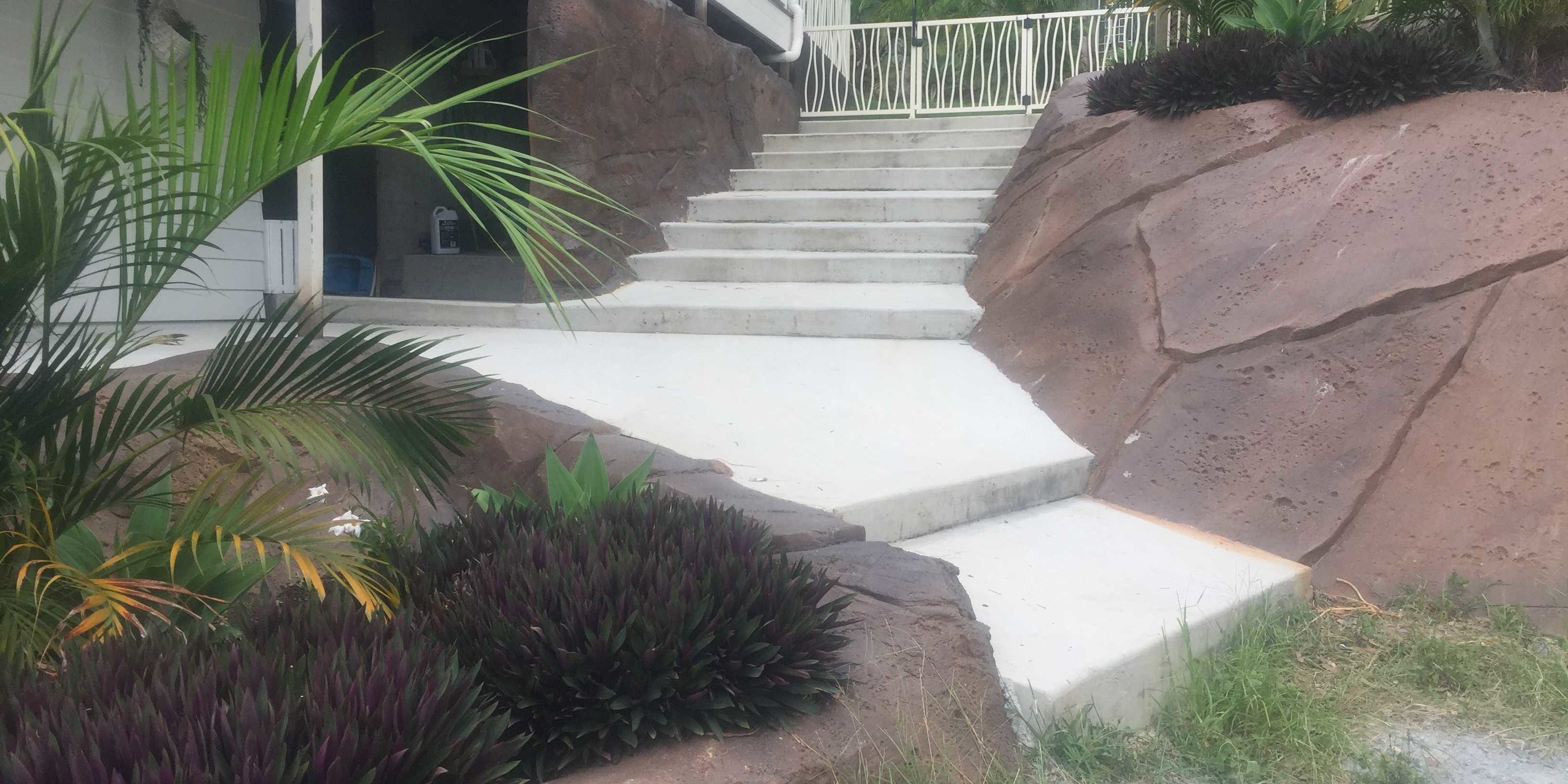 rock stairs