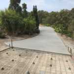 concrete driveway extension